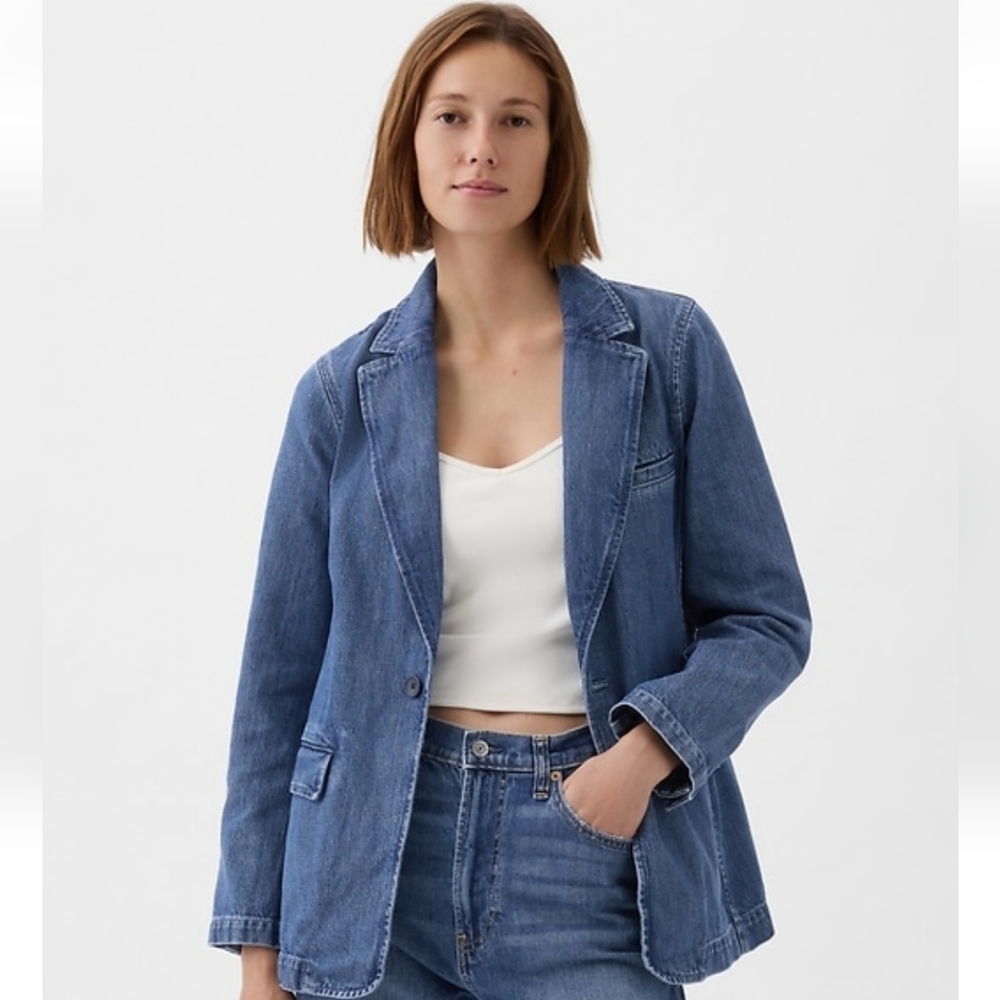 GAP Denim Blazer MTall
